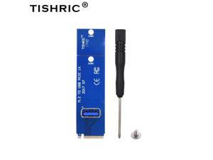 TISHRIC Newest Riser Card Adapter NGFF M2 M.2 to USB 3.0 PCI E PCI Express Male To Female Multiplier For BTC Miner Mining TISHRIC Newest Riser Card Adapter NGFF M2 M.2 to USB 3.0 PCI E PCI Express Male To Female Multiplier For BTC Miner Mining