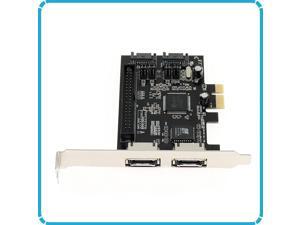 Combo 2 port SATA 2.0 + IDE + 2 port eSATA PCI-e PCI express RAID Controller Card SATA IDE PCI e Adapter Card