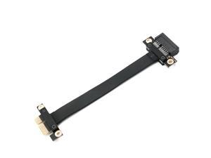 Misskit PCI-E Extender Ribbon PCI Express 1X To 1X Slot Riser Card Converter Adapter Extension Cable PCI-E X1 Gold Plated For BTC Mining(7.87")79789