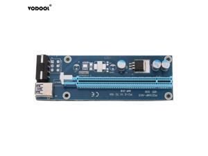 PCI-E PCI Express Riser Card 1x to 16x USB 3.0 Data Cable SATA to 6 Pin Power Supply Graphics Card Riser for BTC Miner Machine PCI-E PCI Express Riser Card 1x to 16x USB 3.0 Data Cable SATA to 6 Pin Power Supply Graphics Card Riser for BTC Miner Machine