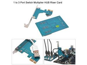 PCIE Add on Cards 4 Ports PCI Express Switch PCI-E to PCIE Riser Card 1X Interface Expansion Card USB Power PCI-E Post Card PCIE Add on Cards 4 Ports PCI Express Switch PCI-E to PCIE Riser Card 1X Interface Expansion Card USB Power PCI-E Post Card
