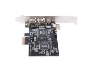 PCI-e 1X IEEE 1394A 4 Port(3+1) Firewire Card Adapter 6-4 Pin Cable For Desktop PC PCI-e 1X IEEE 1394A 4 Port(3+1) Firewire Card Adapter 6-4 Pin Cable For Desktop PC
