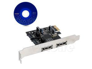 2018 High Quality 4 Ports High Speed 6.0Gb/s PCI-E to 2 SATA 2 ESATA Adapter Card With Driver CD 2018 High Quality 4 Ports High Speed 6.0Gb/s PCI-E to 2 SATA 2 ESATA Adapter Card With Driver CD