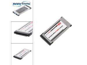 Notebook 3.0USB Expansion Card NEC PCI-E PCI Express To 2 Port USB 3.0 34 mm Expresscard Card Converter Adapter MAR29
