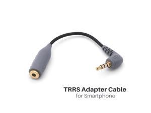 Microphone TRRS Adapter Cable for RODE Videomicro Pro to 35MM Smartphone for iPhone 6 6s Plus Samsung S8 S9 S10 Plus