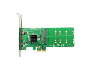 PCI Express 2.0 To 4 Ports B + M key M.2 SSD Card PCI-e 2x to NGFF SATA SSD PCIe low profile Bracket for SanDisk X110 X400