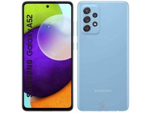 Samsung Galaxy A52 Dual-SIM 256GB ROM + 8GB RAM (GSM Only | No CDMA) Factory Unlocked 5G Android Smartphone (Awesome Blue) - International Version