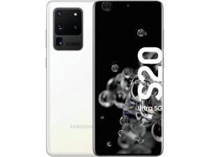 Samsung Galaxy S20 Ultra 5G Dual-SIM 128GB (GSM Only | No CDMA) Factory Unlocked Android Smartphone (White) - International Version