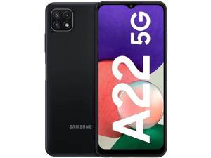 Samsung Galaxy A22 (5G) Dual-Sim 128GB ROM + 4GB RAM (GSM only | No CDMA) Factory Unlocked 5G SmartPhone (GRAY) - International Version