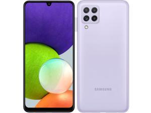 Samsung Galaxy A22 (4G) Dual-SIM 64GB ROM + 4GB RAM (GSM Only | No CDMA) Factory Unlocked 4G/LTE Smartphone (Violet) - International Version