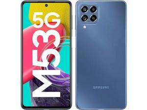 Samsung Galaxy M53 5G DualSIM 128GB ROM  8GB RAM Only GSM  No CDMA Factory Unlocked 5G Smartphone Dark Blue  International Version