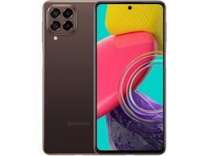 Samsung Galaxy M53 DualSIM 128GB ROM  6GB RAM GSM only  No CDMA Factory Unlocked 5G Smartphone Brown  International Version