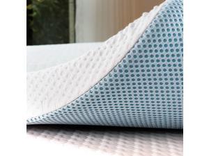Subrtex 4 inches Gel-Infused Memory Foam Bed Mattress Topper High-Density Cooling Pad Removable Fitted Bamboo Cover Ventilated Design-10 Years Warranty Subrtex 4 inches Gel-Infused Memory Foam Bed Mattress Topper High-Density Cooling Pad Removable Fitted Bamboo Cover Ventilated Design-10 Years Warranty