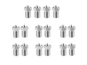 3D Printer Nozzle,16 Pieces Stainless Steel 3D Printer Nozzles 3D Printer Nozzle,16 Pieces Stainless Steel 3D Printer Nozzles