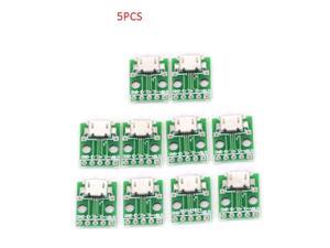 5pcs MIni USB to DIP Adapter 5pin Female Connector B Type PCB Converter 5pcs MIni USB to DIP Adapter 5pin Female Connector B Type PCB Converter