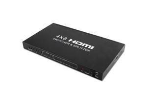 4K 3D HDMI Switcher/Splitter 4x8 switch split Hdmi,IR RC Control Support DTS/Dolby-AC3/DSD,For HDTV Video Display 4K 3D HDMI Switcher/Splitter 4x8 switch split Hdmi,IR RC Control Support DTS/Dolby-AC3/DSD,For HDTV Video Display