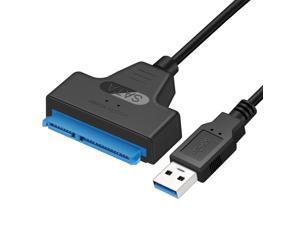 Stanstar USB 3.0 SATA III Hard Drive Adapter Cable for 2.5 inch SSD & HDD Support UASP 20 inch, Black Stanstar USB 3.0 SATA III Hard Drive Adapter Cable for 2.5 inch SSD & HDD Support UASP 20 inch, Black