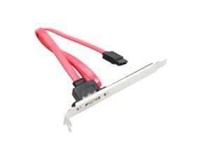 STANSTAR 16inch/45cm Accessory ESATAPLATE1 1 single Port SATA to eSATA Slot Plate Bracket SATA to eSATA Transition Cable 7Pin Male SATA to Female eSATA STANSTAR 16inch/45cm Accessory ESATAPLATE1 1 single Port SATA to eSATA Slot Plate Bracket SATA to eSATA Transition Cable 7Pin Male SATA to Female eSATA