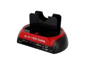 STANSTAR Hard Disk Box 2.5/3.5 Hard Disk Base Multi-Function Hard Disk Holder with Card Reader IDE+SATA HUB Dual-Use Base STANSTAR Hard Disk Box 2.5/3.5 Hard Disk Base Multi-Function Hard Disk Holder with Card Reader IDE+SATA HUB Dual-Use Base