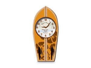 First Time Hibiscus Surfboard Clock First Time Hibiscus Surfboard Clock