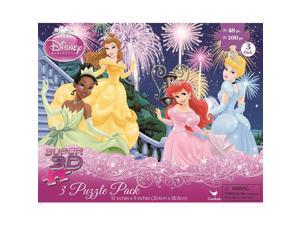 Disney Princess 3D 3-in-1 Puzzle Disney Princess 3D 3-in-1 Puzzle