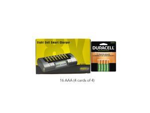 Powerex MH-C800S Eight Slot Smart Charger & 16 AAA Duracell Rechargeable (DX2400) Batteries (900 mAh) Powerex MH-C800S Eight Slot Smart Charger & 16 AAA Duracell Rechargeable (DX2400) Batteries (900 mAh)
