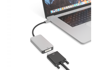 USB-C to Dual Link DVI Adapter (Designed for Apple Cinema Display) USB-C to Dual Link DVI Adapter (Designed for Apple Cinema Display)