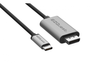 USB-C to DisplayPort 4K 60Hz Cable with Anodized Aluminum Sleeves 2.2 meter USB-C to DisplayPort 4K 60Hz Cable with Anodized Aluminum Sleeves 2.2 meter