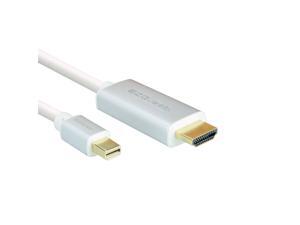 EZQuest Aluminum Mini Display Port to HDMI 1.8 Meter Cable - X40094 EZQuest Aluminum Mini Display Port to HDMI 1.8 Meter Cable - X40094