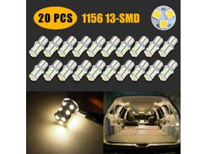 20x Warm White LED 1156 13-SMD RV Camper Trailer Interior Light Bulbs 1141 12V 20x Warm White LED 1156 13-SMD RV Camper Trailer Interior Light Bulbs 1141 12V