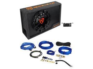 RVE12CA 12" 1400w Slim Vented Powered Car Subwoofer Sub Enclosure+Kit RVE12CA 12" 1400w Slim Vented Powered Car Subwoofer Sub Enclosure+Kit