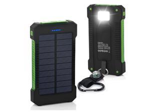 Waterproof 3000000mAh Dual USB Portable Solar Battery Charger Solar Power Bank G
