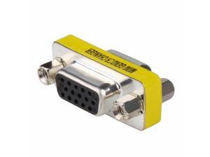 15 Pin VGA SVGA Female to Female Plug Coupler gender Changer Converter Adapter 15 Pin VGA SVGA Female to Female Plug Coupler gender Changer Converter Adapter