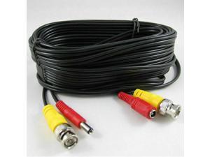 CCTV 100ft Security Camera Cable CCTV Video Power Wire BNC RCA Cord DVR Lot US