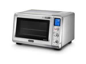 De'Longhi Livenza Oven, 1800W Countertop Convection Toaster Oven, 8 Presets Roast, Broil, Bake, Grill, Defrost, Easy to Use and Clean, 24L (.8 cu ft), Stainless Steel, EO241250M…