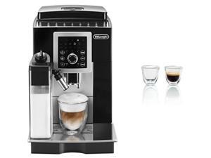 Delonghi Fully Automatic Magnifica Smart Espresso and Cappuccino Maker ECAM23260SB with Two Double Walled Espresso Glasses… Delonghi Fully Automatic Magnifica Smart Espresso and Cappuccino Maker ECAM23260SB with Two Double Walled Espresso Glasses…