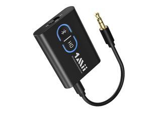 Bluetooth 5.0 Transmitter Receiver For Tv To Wireless Headphones, Dual Link Aptx Low Latency With Hd Audio, Aux Bluetooth Audio Receiver Adapter For Home Stereo / Car, Plug N Play