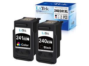 Ink Cartridge Replacement For Canon 240Xl Pg-240Xl 240 241Xl Cl-241Xl 241 To Compatible With Pixma Mg3620 Ts5120 Mx472 Mg3220 Mg2120 Mx512 Mx532 Mg3520 (Black, Tri-Color, 2 Pack)…