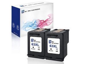 Ink Cartridge Replacement For Hp 63 63Xl (2 Black) High Yield Compatible With Hp Deskjet 1110 2130 2132 3630 3633 3636 Hp Envy 4512 4516 4520 Hp Officejet 3830 3832 4650 4655 525…