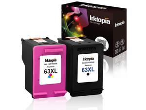 Ink Cartridge Replacement For Hp 63Xl 63 Xl (New Updated Chip) Black And Color Use With Hp Officejet 5255 5258 3830 3833 4650 Envy 4520 4516 Deskjet 1112 2132 3633 3634 Printer
