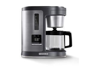 New Calphalon Special Brew 10 Cup Coffee Maker, Dark Stainless Steel