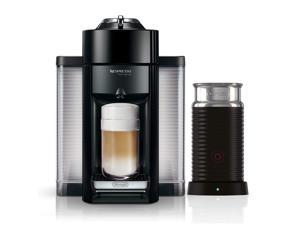New Nespresso Vertuo Coffee And Espresso Machine By De'Longhi With Aeroccino Milk Frother - Black