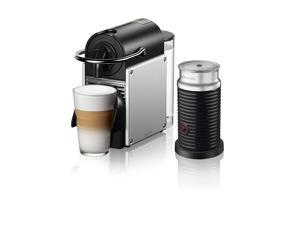 New Nespresso En124Saeca Pixie Espresso Machine With Aeroccino By De'Longhi, Aluminum