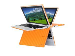 Ipearl Hard Shell Case For 11.6" Acer Chromebook R11 Cb5-132T / C738T Series (Not Compatible With Acer C720/C730/C740/Cb3-111/Cb3-131 Series) Convertible Laptop (Orange)