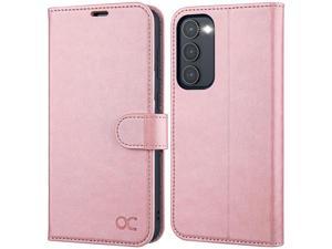 Zell Galaxy S23 Plus Case Wallet Premium Pu Leather S23 Plus Phone Casecard Holderkickstandrfid Blockingtpu Inner Shell Flip Cover Compatible With S23 Plus 66Inch Pink