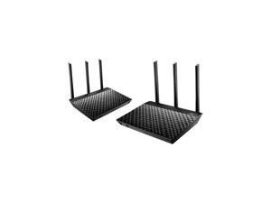 ASUS AiMesh AC1750 Whole Home Wi-Fi System, Dual-band 3x3 802.11ac Wi-Fi Technol ASUS AiMesh AC1750 Whole Home Wi-Fi System, Dual-band 3x3 802.11ac Wi-Fi Technol