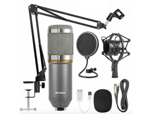 BM-800 Professional Microphone Mic Kit Broadcasting Studio Recording Condenser BM-800 Professional Microphone Mic Kit Broadcasting Studio Recording Condenser