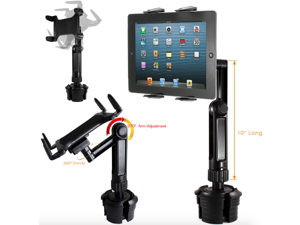 LONG ARM Car Cup Holder Mount FOR APPLE iPad AIR PRO 12.9 SURFACE TABLET LONG ARM Car Cup Holder Mount FOR APPLE iPad AIR PRO 12.9 SURFACE TABLET