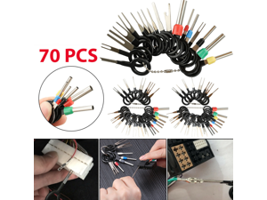 70PCS Car Terminal Removal Tool kit Wire Plug Connector Extractor Puller Pin 70PCS Car Terminal Removal Tool kit Wire Plug Connector Extractor Puller Pin