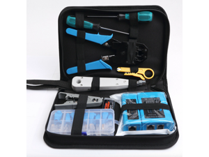Rj45 Crimping Tool Kit Set For CAT5/CAT6 Lan Cable Tester Network Repair Tools Rj45 Crimping Tool Kit Set For CAT5/CAT6 Lan Cable Tester Network Repair Tools
